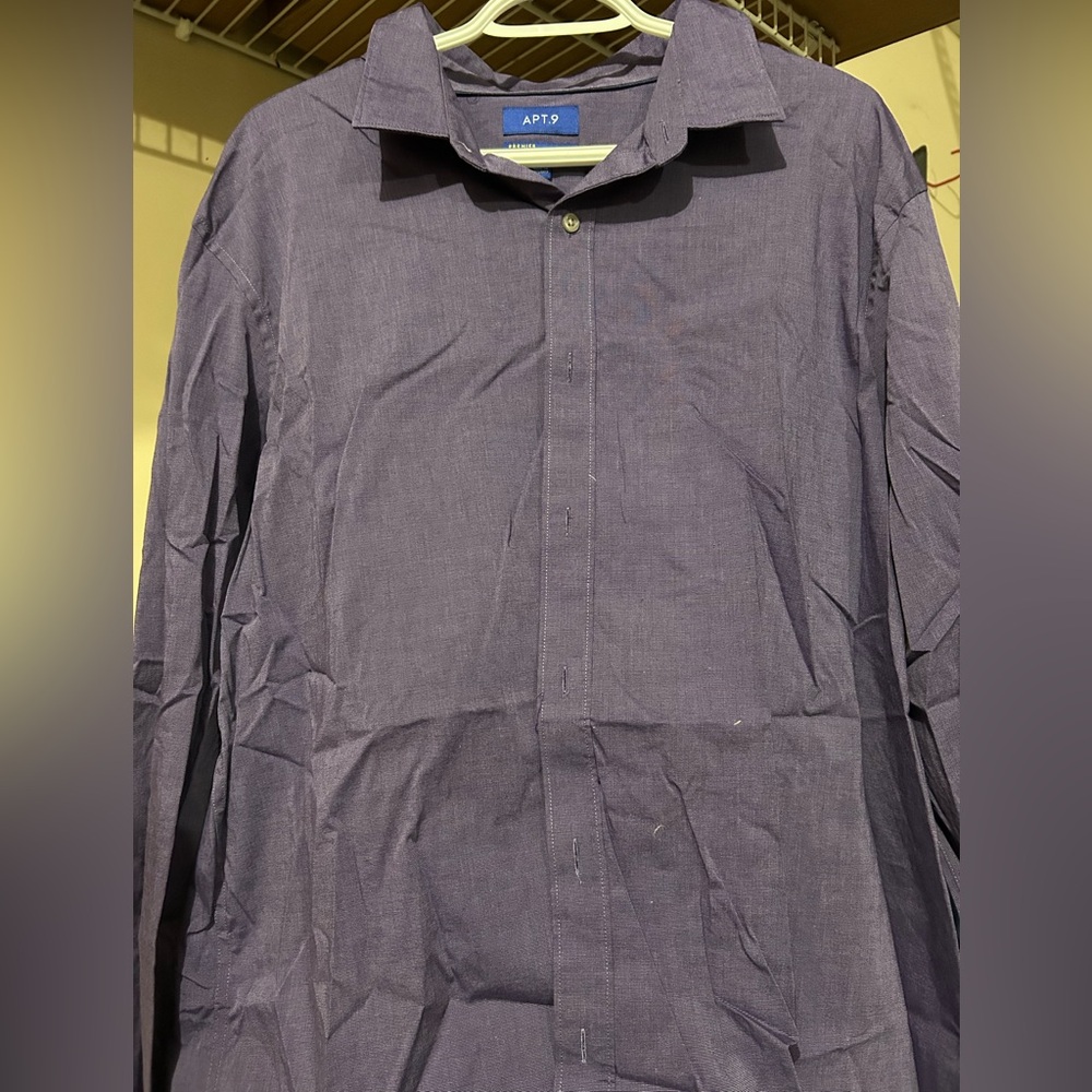 Apt. 9 Men's Classic Navy Button Down Shirt